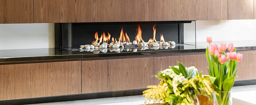 Double-height Fireplace Design Refurbishment in Bay Point, California